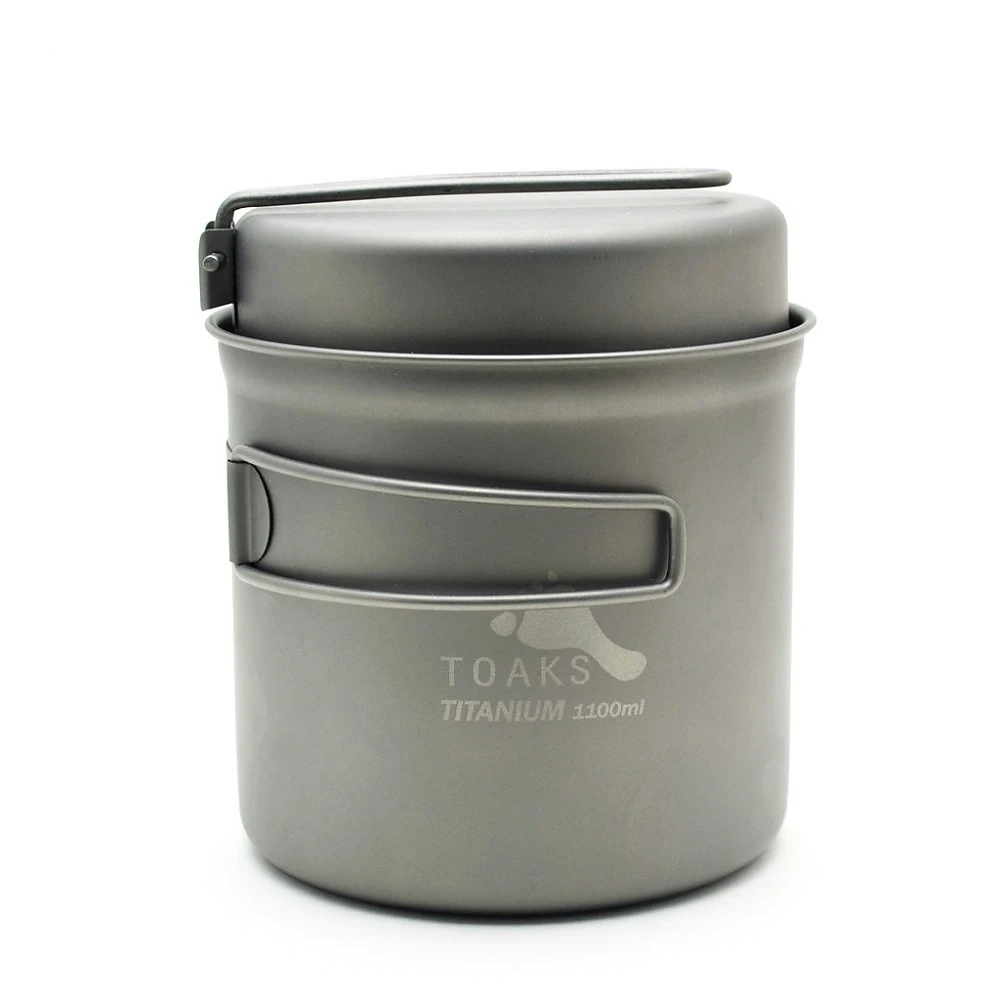 Toaks Titanium 1100ml Pot With Pan - Image 2