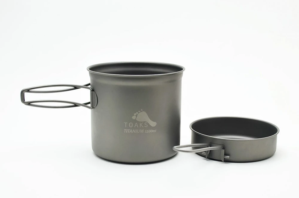 Toaks Titanium 1100ml Pot With Pan