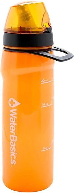Aquamira WaterBasics RED Line Filter Bottle